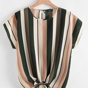 Knot Hem Blouse